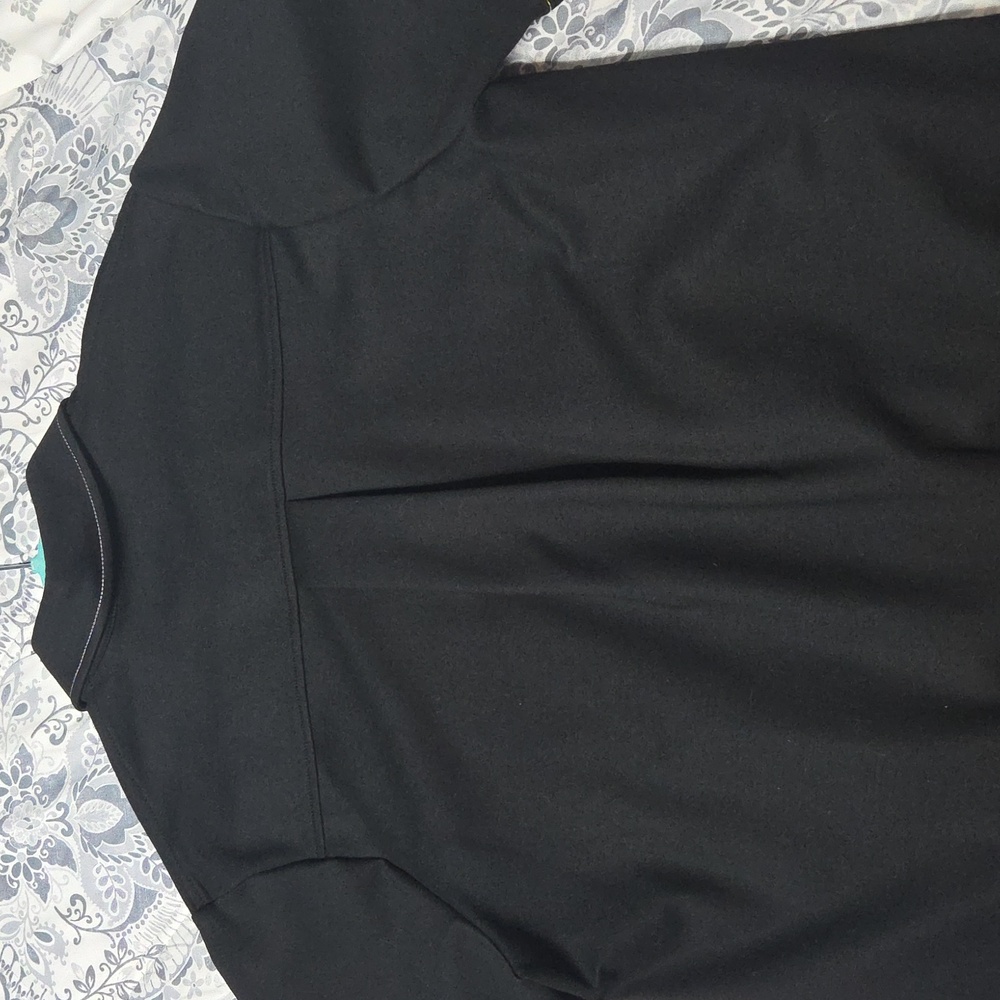 Victoria Beckham Black Pointed Collar Polo Shirt - Picture 11 of 14